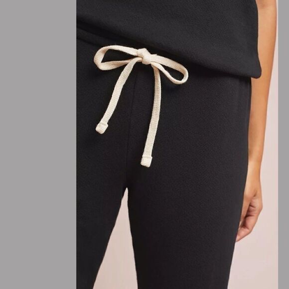 ANTHROPOLOGIE HUNTLEY V-NECK COTTON JUMPSUIT - Picture 2 of 4